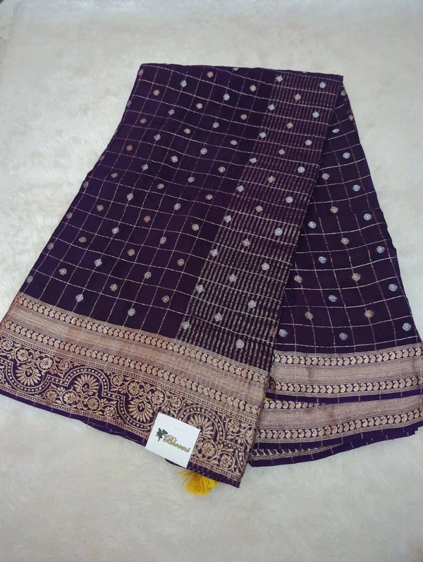 Pure Chinnon Check's  - purple