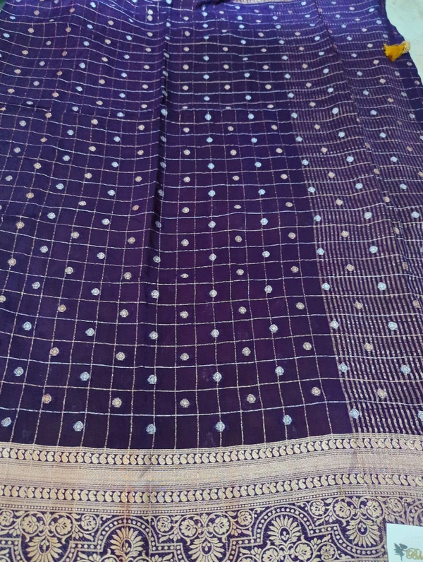 Pure Chinnon Check's  - purple