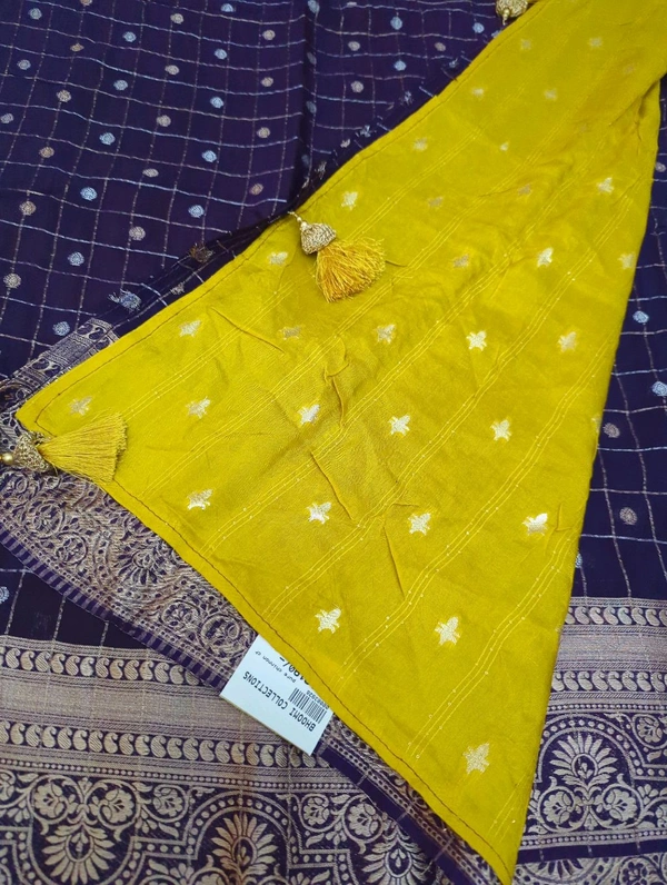 Pure Chinnon Check's  - purple