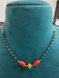 Black Cz's With Corals