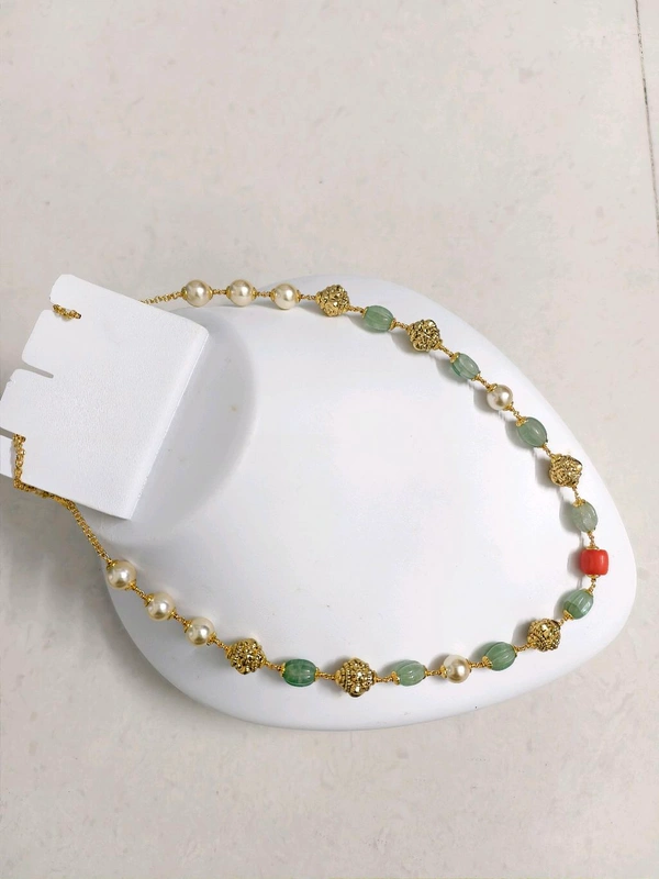 Real Beads Mala With Kattuteega