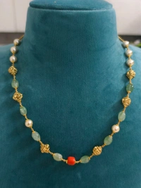 Real Beads Mala With Kattuteega