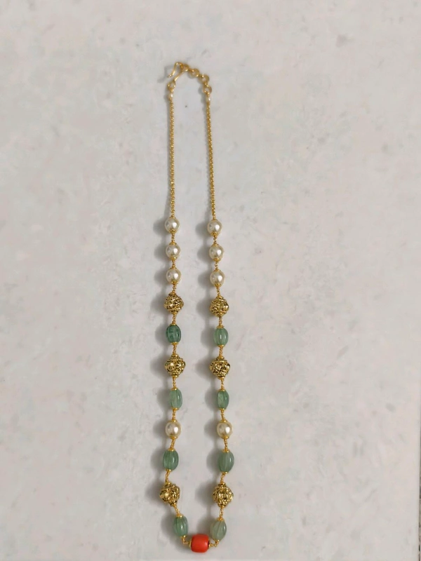 Real Beads Mala With Kattuteega