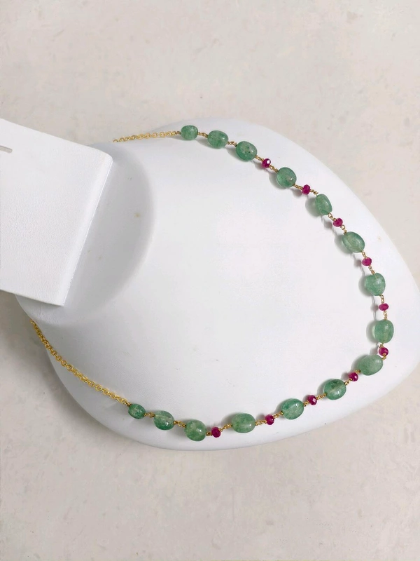 Real Russian Beads And Chethan Ruby