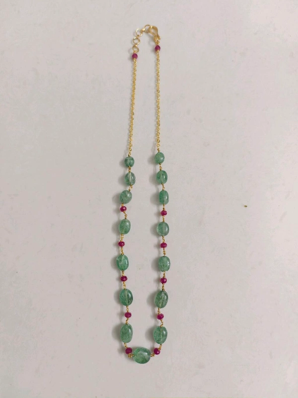 Real Russian Beads And Chethan Ruby