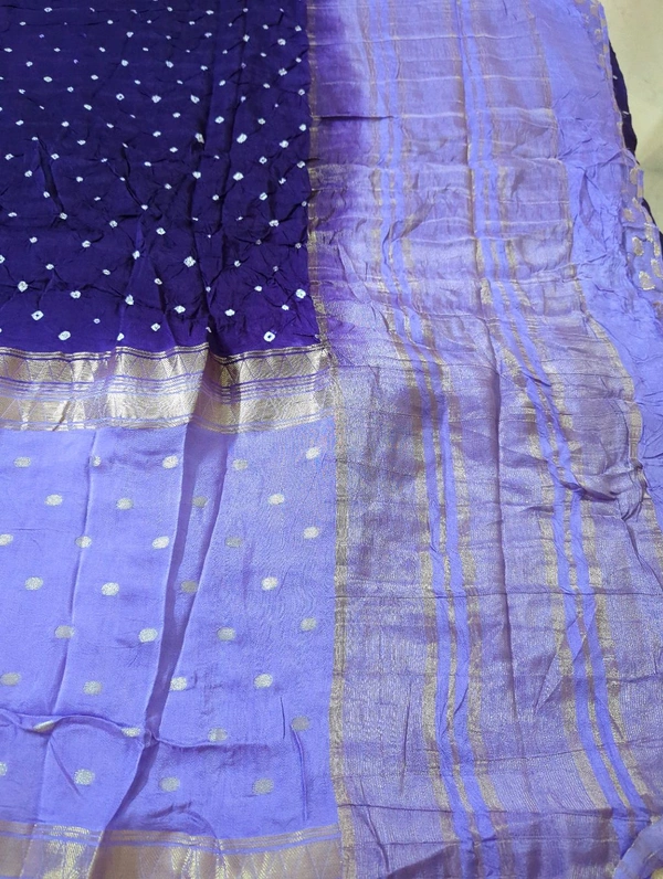 Designer Crepe Bandhej - Seance