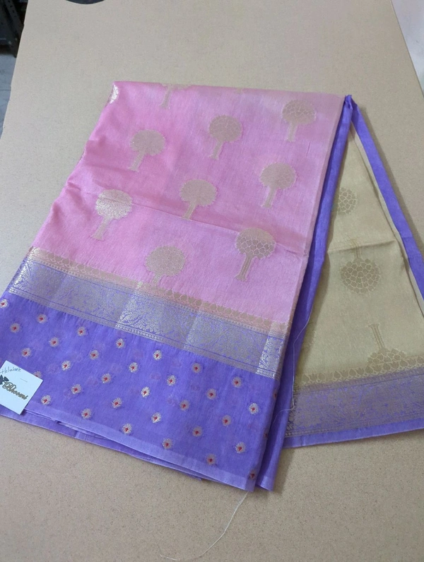 Fancy Mango Tusser  - Heliotrope