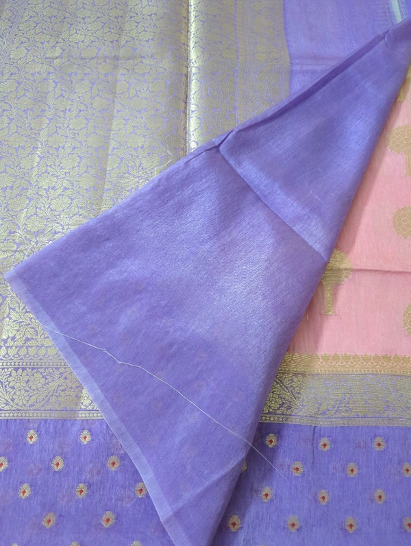 Fancy Mango Tusser  - Heliotrope