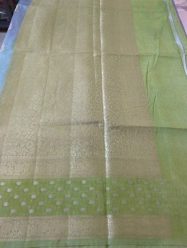 Fancy Mango Tusser  - Olivine