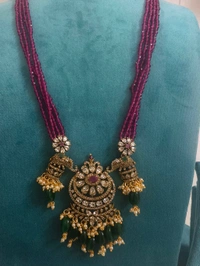 Beads Mala With Victorian Pendant 