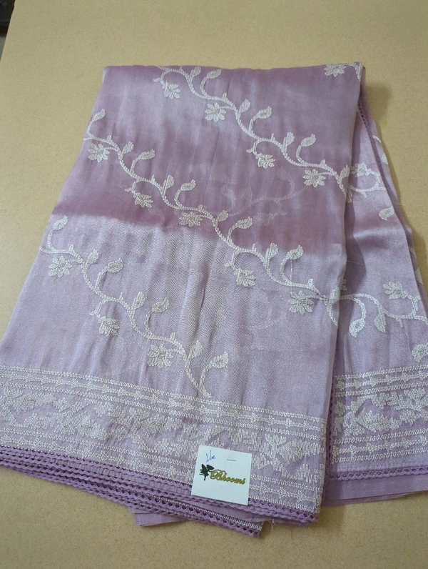 Pure Tissue Embroidery  - Lilac