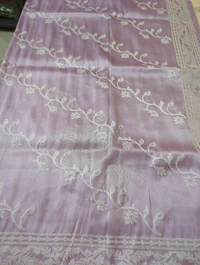 Pure Tissue Embroidery  - Lilac