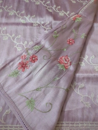 Pure Tissue Embroidery  - Lilac