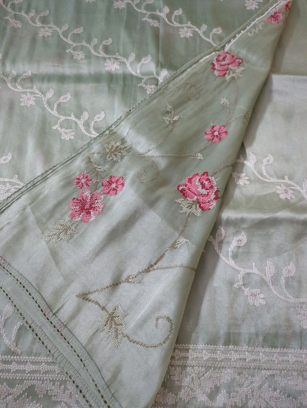 Pure Tissue Embroidery  - Jungle Mist