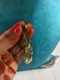 Victorian Big Size Chandbalis - Blue