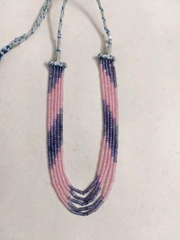 Cz's Mala - violet with pink