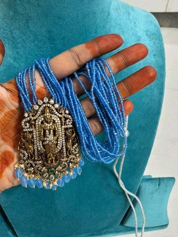 Beads Mala With Balaji Pendant 