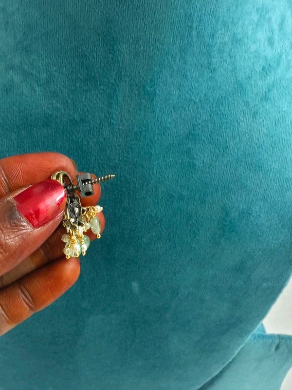 Victorian With Mossanites Neckset - Red