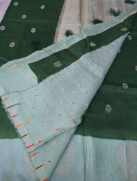 Premium Dola With Mushru Boardes  - green