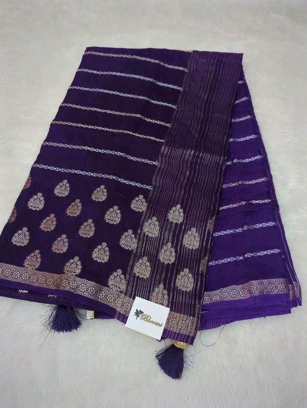 Dola Crepe Weaving  - Pigment Indigo