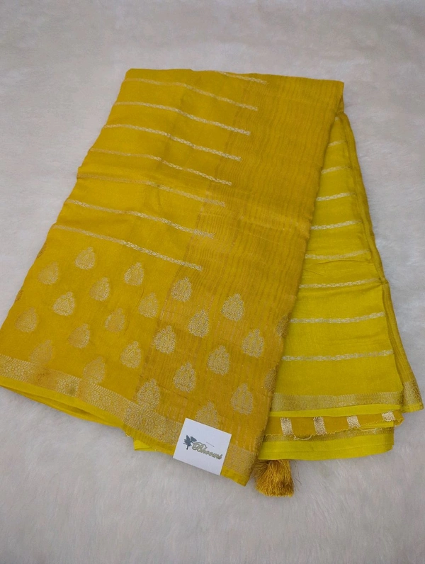 Dola Crepe Weaving  - Gold