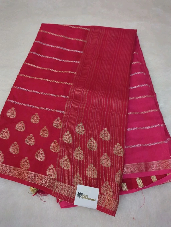 Dola Crepe Weaving  - pink