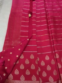 Dola Crepe Weaving  - pink