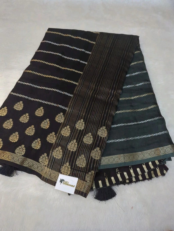 Dola Crepe Weaving  - Black