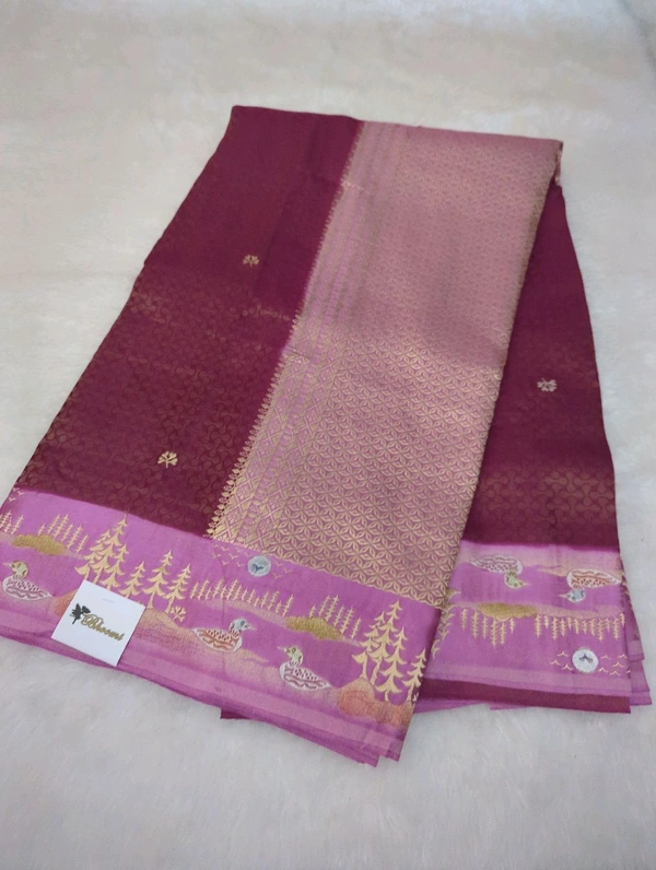 Pure Tanchvi Tissue  - Fuchsia Pink