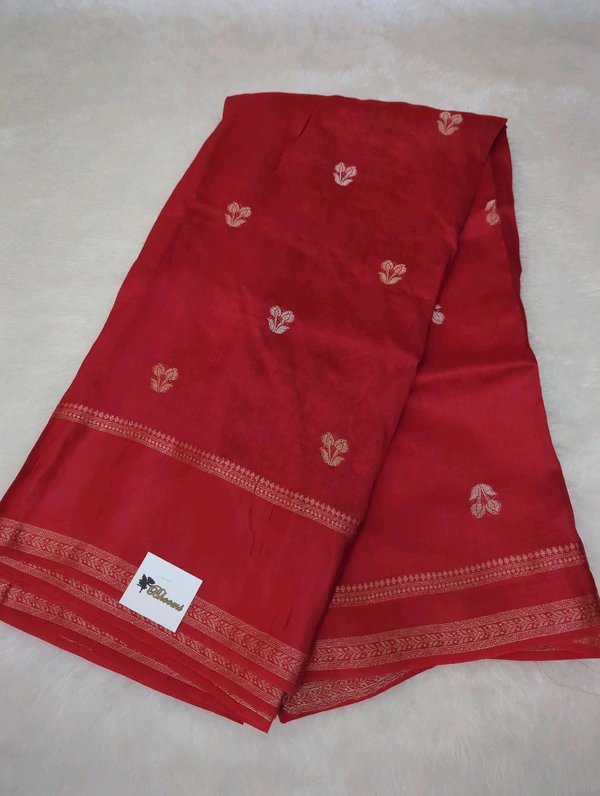 Premium Dola With Handwork  - Red