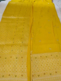 Premium Soft Raw Silk  - Gold
