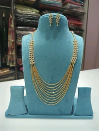 Designer Chandraharam With Ear Rings  - 4 Days Dispatch Time, 28 Inches, HD