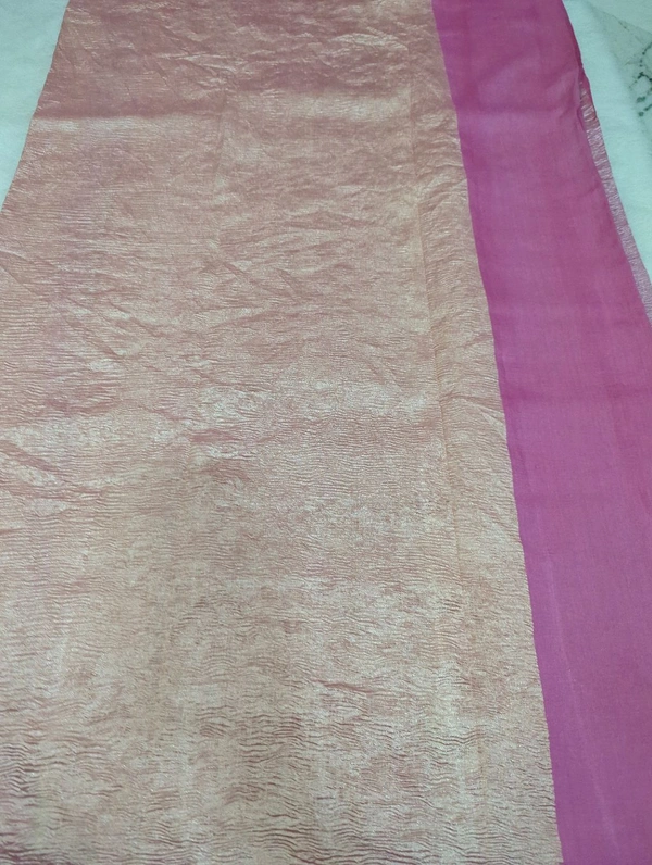 Pure Dupion Crush Designer  - pink