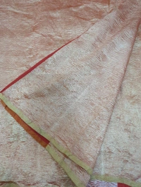 Pure Dupion Crush Designer  - Red