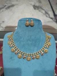 Premium Nakshi Jadua Kundan Neck Set  - Vz