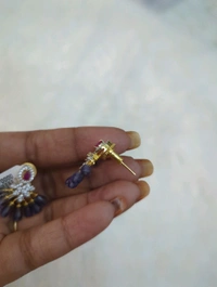 Designer Earrings  - Hd, Red