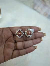 Diamond Copy Stud's  - Vz, Red