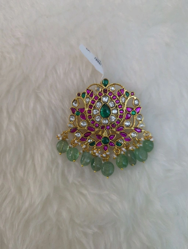 Premium Jadua Kundan Pendent  - Vz