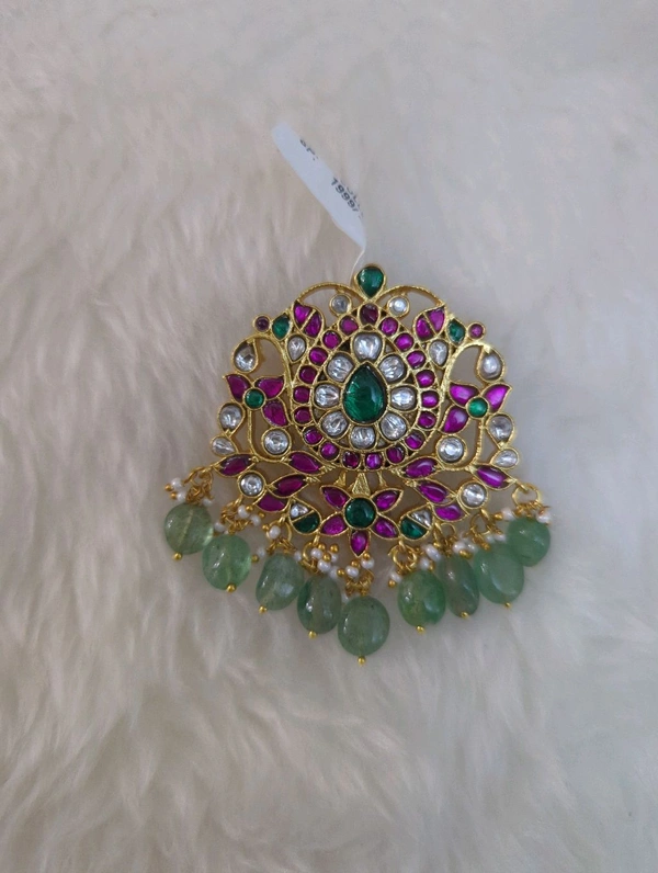 Premium Jadua Kundan Pendent  - Vz