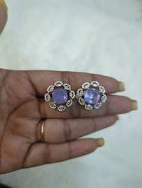 Diamond Copy Stud's  - Vz, Periwinkle