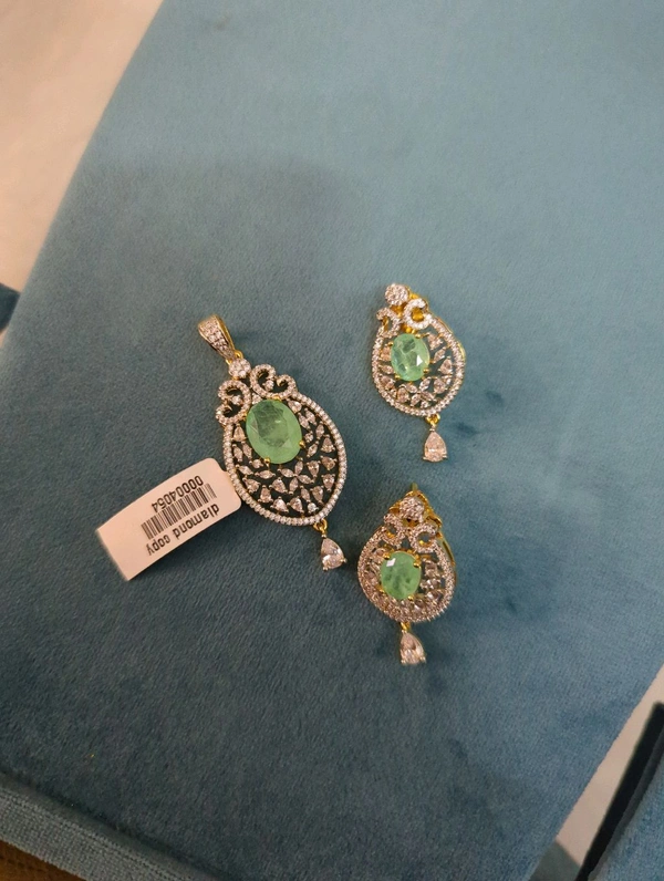 Diamond Copy Pendent Set  - Vz