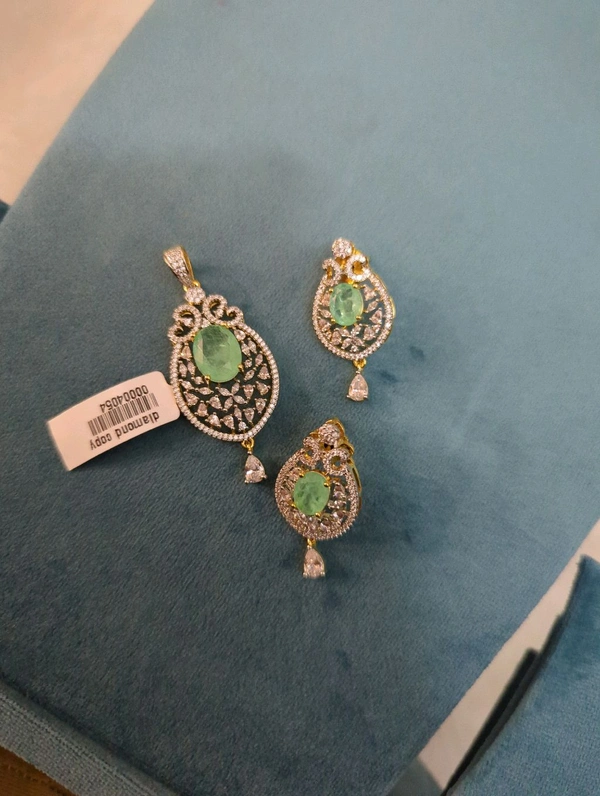 Diamond Copy Pendent Set  - Vz