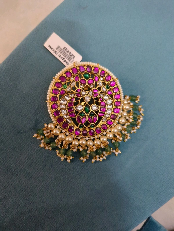 Premium Designer Jadua Kundan Pendent  - Vz