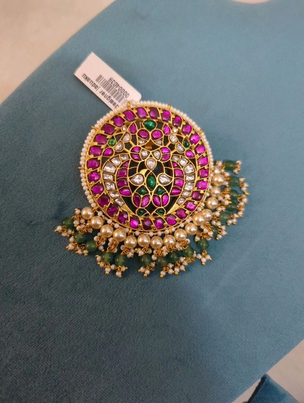 Premium Designer Jadua Kundan Pendent  - Vz