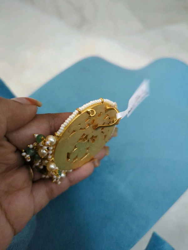 Premium Designer Jadua Kundan Pendent  - Vz