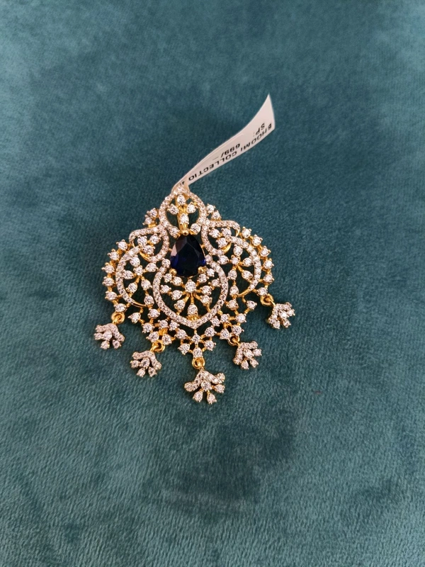 Diomond Copy Pendent  - Vz, Dark Blue