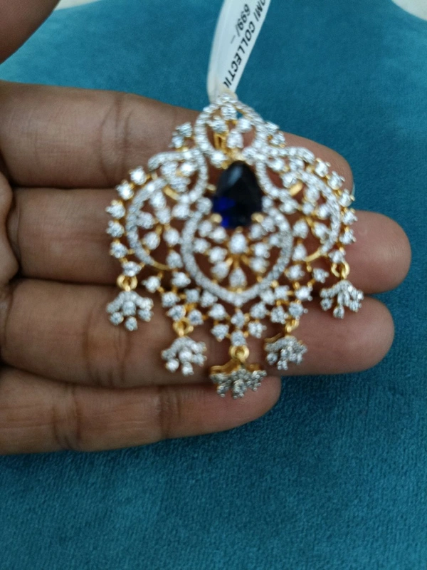 Diomond Copy Pendent  - Vz, Dark Blue