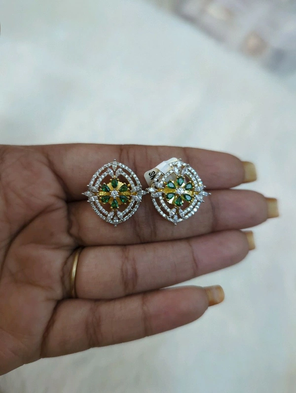 Diamond Copy Stud's  - Vz, green