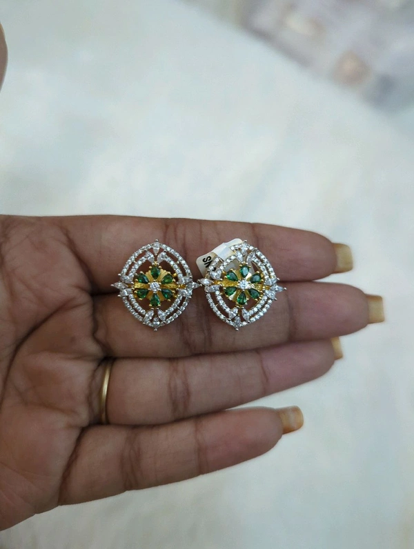 Diamond Copy Stud's  - Vz, green