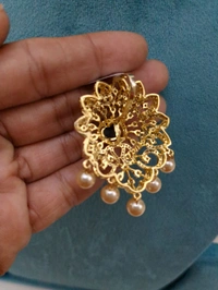 Diamond Copy Pendent Set  - Vz, Navy Blue